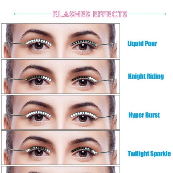 NRFP LED Flashing Eye Lashes Sound Control Unisex - Picture 7 of 13